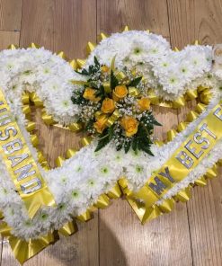 Double Open Heart Wreath