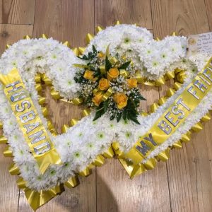 Double Open Heart Wreath