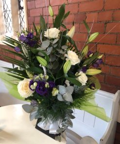 Alternative view of Hand Tied Aqua Bouquets