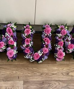 Loose Letter with Mixed Flowers