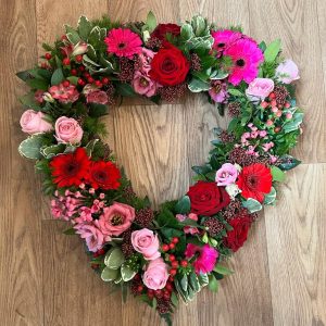 Open Heart Wreath
