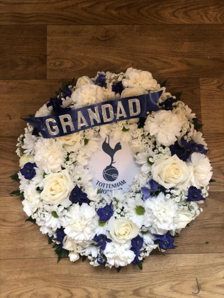Bespoke Football Wreath - The Chapel Florist